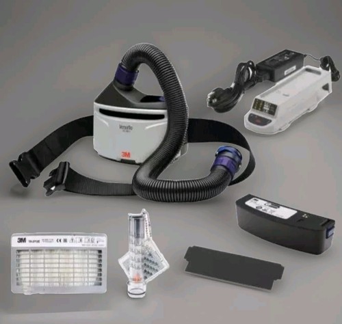 🆕 3M Versaflo TR-300 TR-302E Powered Air Respirator 🌀 PAPR Starter Kit New - Picture 3 of 6