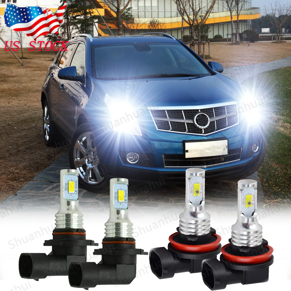 For Cadillac SRX 20102016 LED Headlight Kit High & Low Beam Combo