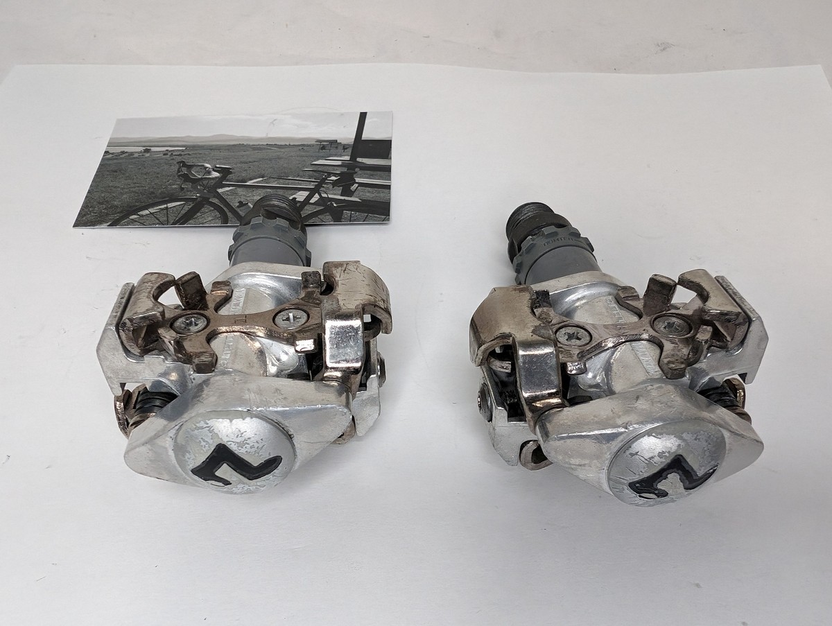 Pédales Shimano PD-M515 Clipless VTT Vintage – Argent, 9/16, Lot De 2