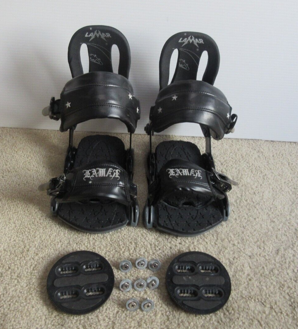 Lamar Team Black Snowboard Bindings | eBay
