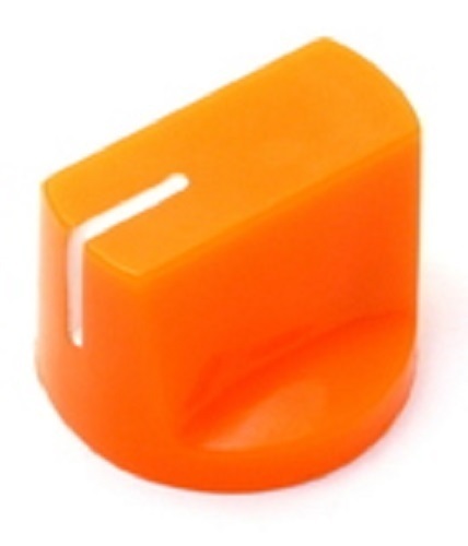 Bright Orange Pointer Knob Set Screw 1/4" DIY Effects Pedal Projects Davies 1510 - Picture 1 of 1