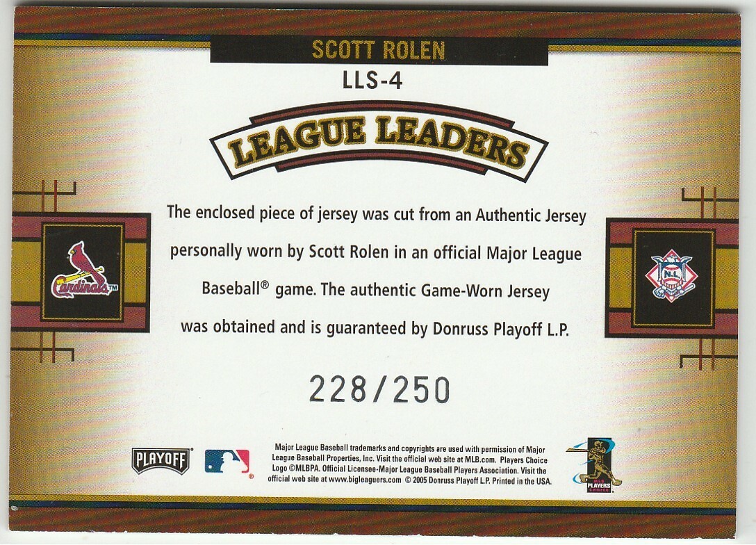 メジャーリーグ　カード　SCOTT ROLEN Scott Rolen 3 card Superstar lot w/ jsy-bat #'d Phillies