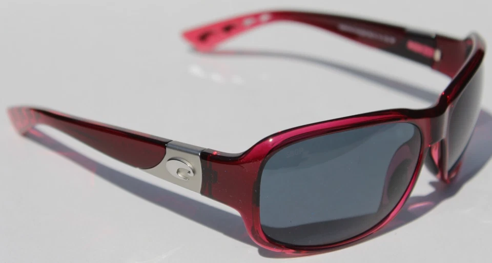 Gafas de sol COSTA DEL MAR Inlet POLARIZADAS para mujer granada desvanecida/gris 580P NUEVAS Foto 3 de 4