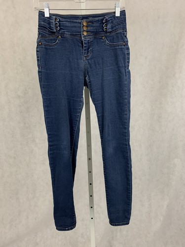 Button Skinny Slim Jeans Juniors | eBay