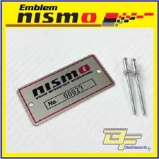 Nissan Nismo Aluminium JDM Emblem