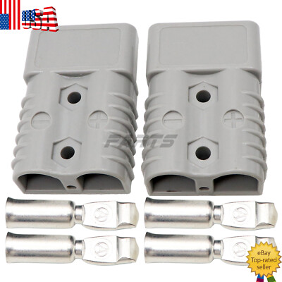 Battery Quick Connect Disconnect Plug 175A 600V Winch Trailer Boat Connector 2pc