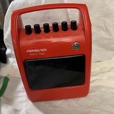 Vtg. 1970's Soundesign "Tote N Tape" Recorder. Model 4301. Juicy Red.  Repair