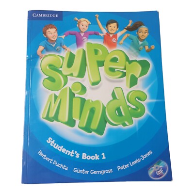 SUPER MINDS Cambridge Student's Book 1 with DVD-ROM ~ Brand New