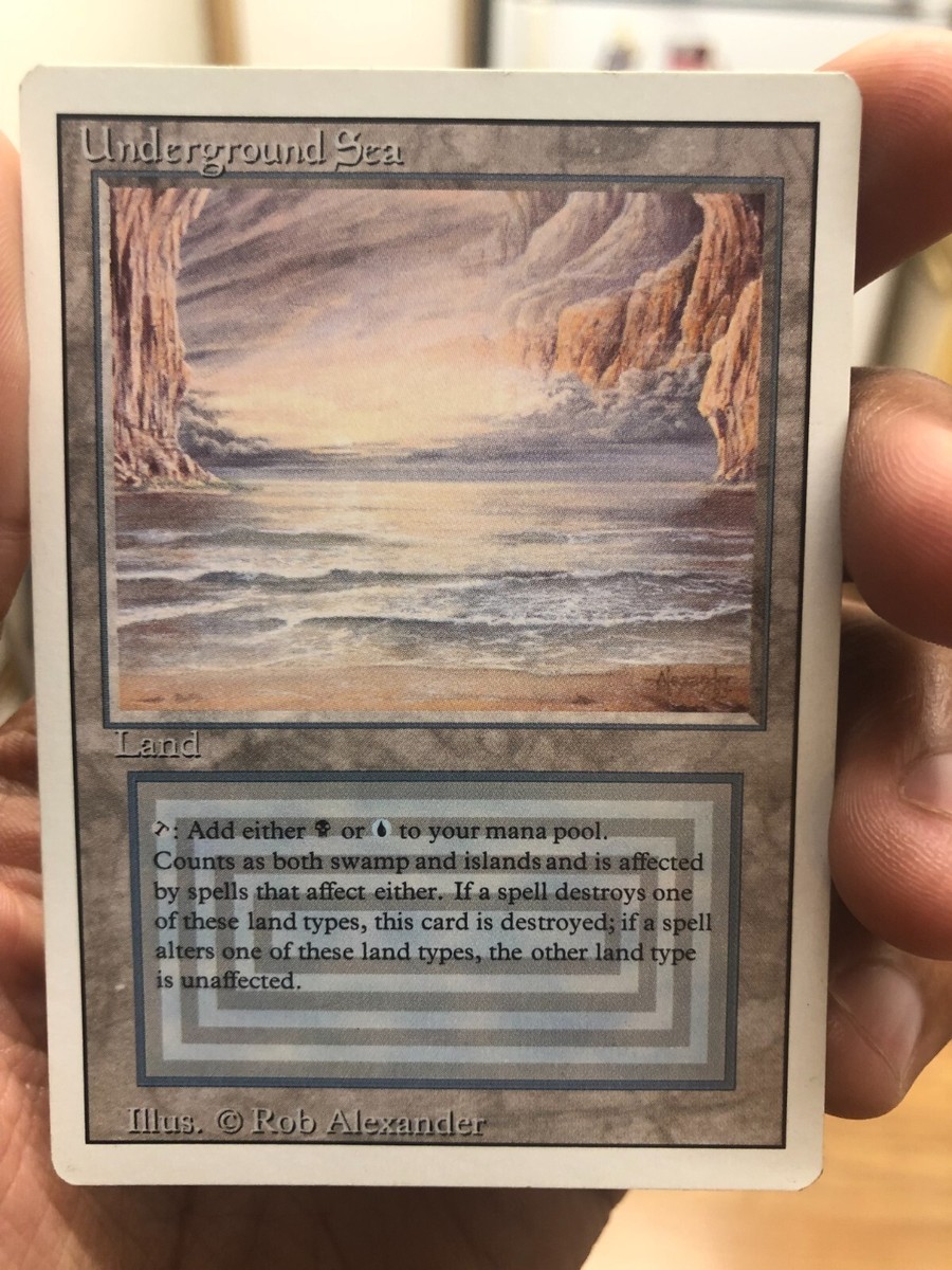 Magic MTG - Underground Sea - Revised (3rd) Edition - LP | eBay Magic MTG - Underground Sea - Revised (3rd) Edition - LP | eBay