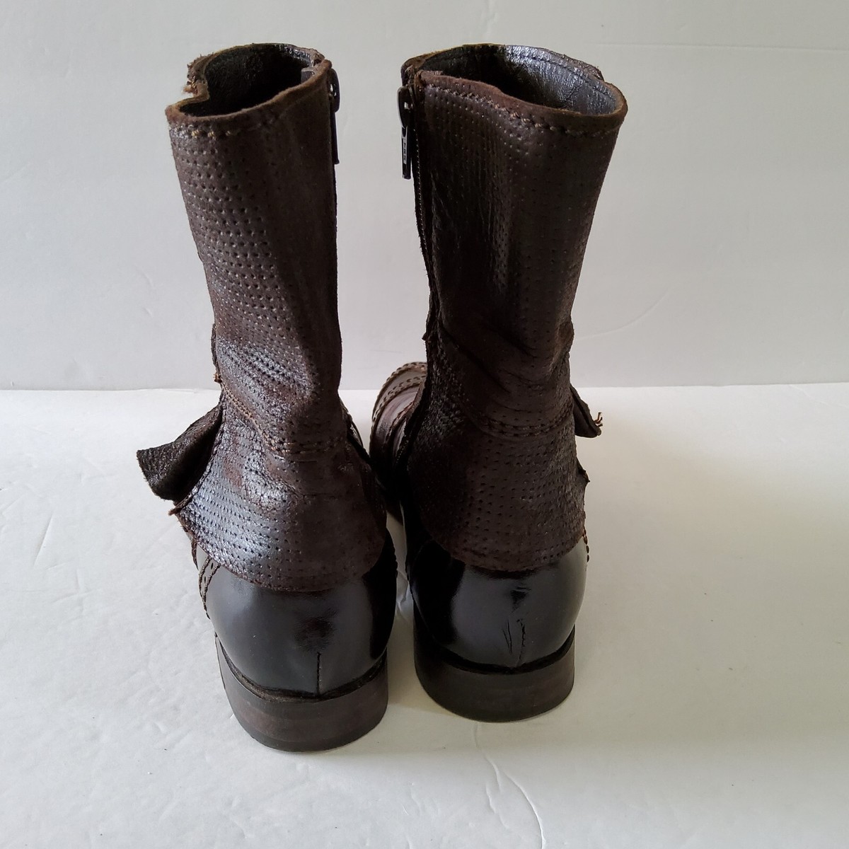 Primabase Leather Boots Prima Base US Navy Women main image 4