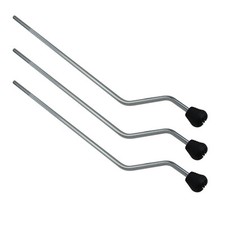 3 NEW Floor Tom Legs with Rubber Feet 9.5mm x 510mm 3/8" x 20"