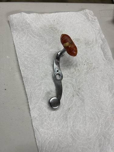 Poignée Vintage Penn 24-155 Contrebalancée - Bouton Torpille Vert - Pour Jigmaster 500