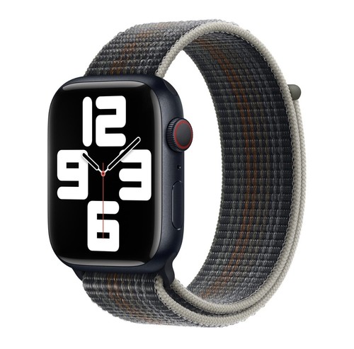 Oryginalny pasek Apple Watch Sport Loop - MIDNIGHT - 49mm 45mm 44mm 42mm - Zdjęcie 10 z 11