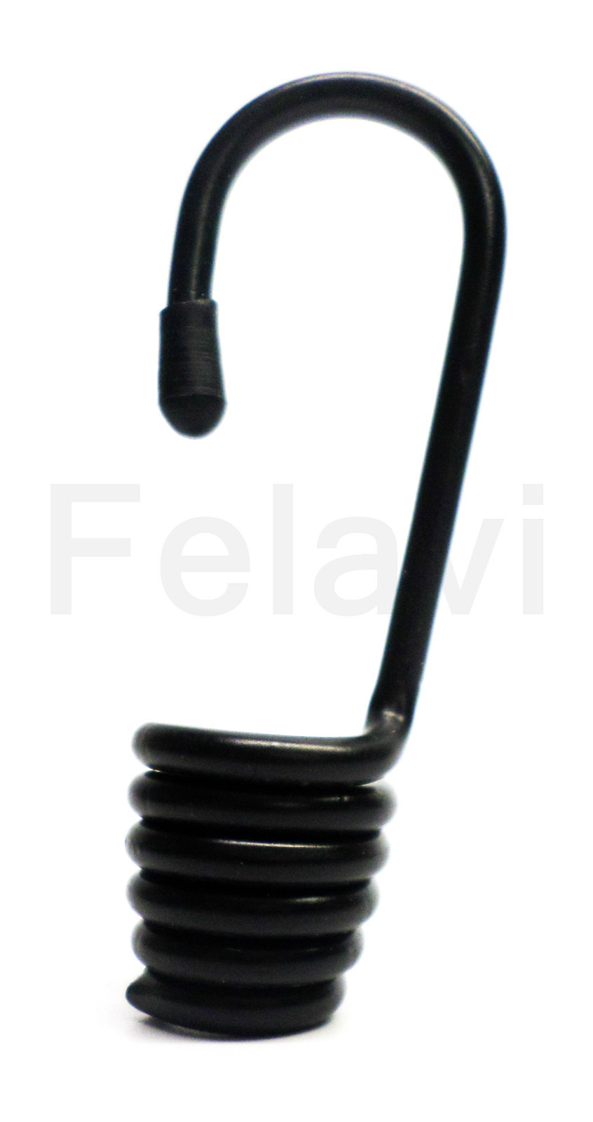Spiralhaken 6mm Für Expanderseil Verzinkt, Schwarz Produktbild-Vorschau 2