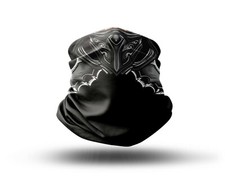 Washable Fabric Face Cover Neck Gaiter Unique Print Ninja Design EU Made
