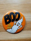 1980's Halloween Ghost "BOO To You" Collectible Pinback Button — photo 1