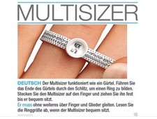 Ringmassband Ringmass Ringweite Ermitteln,Ringgr&ouml;sse messen Multisizer