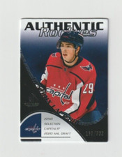 2021-22 SP Game Used 03-04 AUTHENTIC ROOKIES # RC-17 Hendrix Lapierre CAPITALS