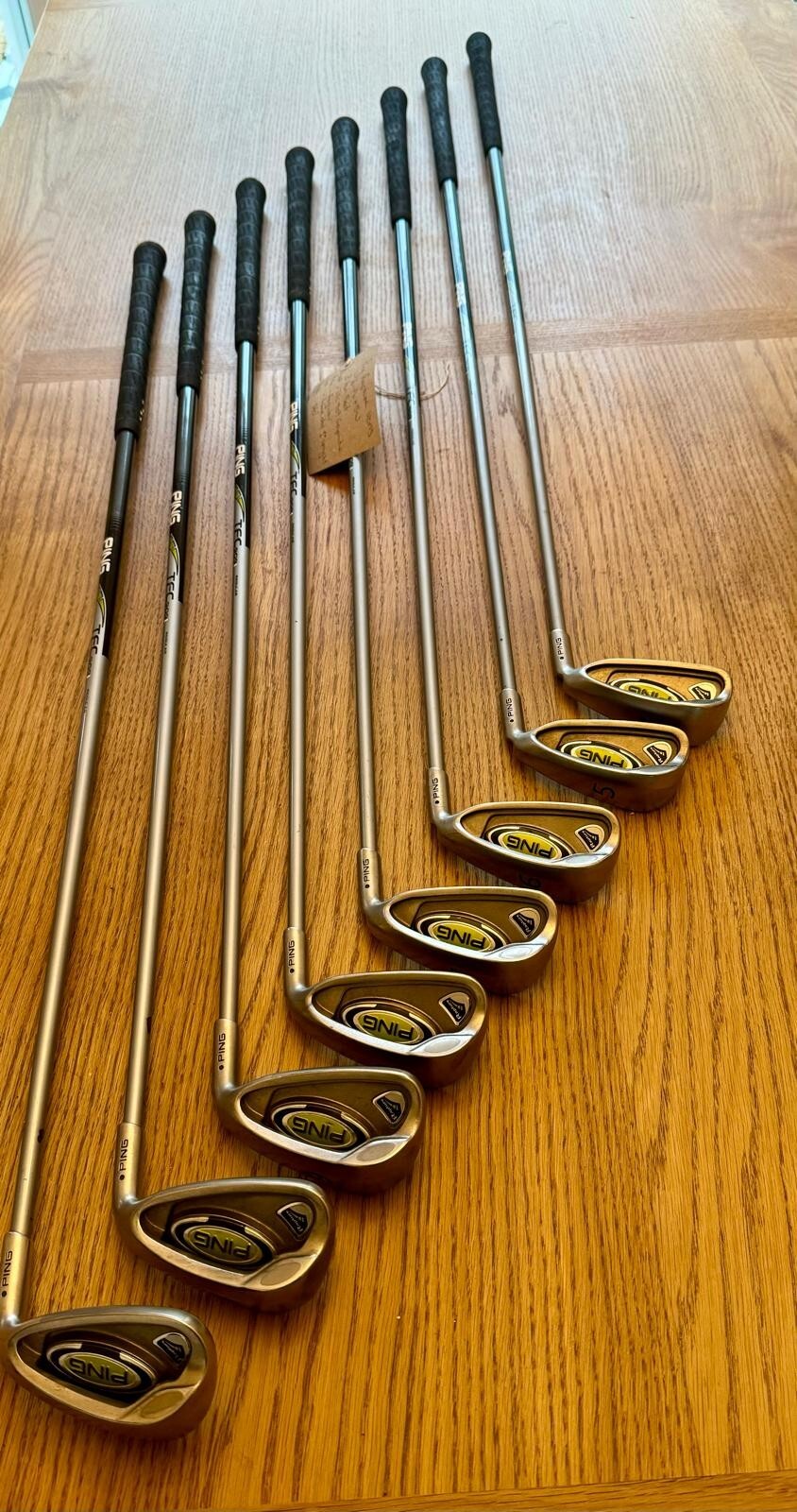 PING RAPTURE IRONS 4PW + SW 8 IRON SET WITH TFC 909 REG GRAPHITE