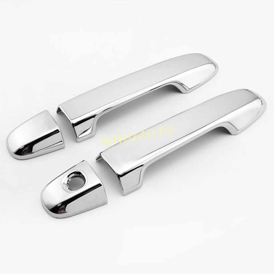 Tapa de manija de puerta cromada sin llave para Subaru Forester Crosstrek Impreza Foto 4 de 4