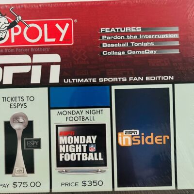 Vintage Monopoly ESPN Ultimate Sports Fan Edition Board Game
