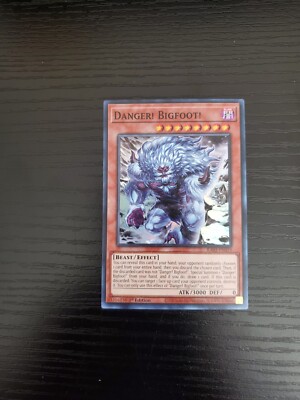 Yugioh Bonanza - Danger! Bigfoot! (Alternate Art) - Super Rare - RA03-EN019