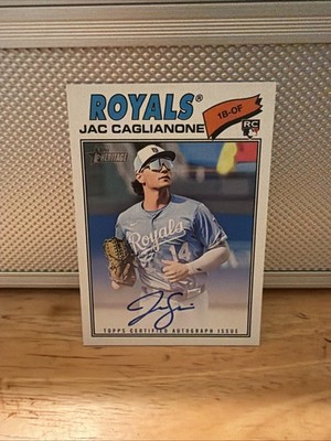 2026 Topps Heritage - Real One Autographs Jac Caglianone #ROA-JCAG (AU, RC)