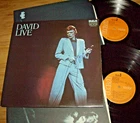 DAVID BOWIE *OZ 1st Press & Inserts Gatefold DBL 12'' LP ' DAVID LIVE ' 1974 GC+