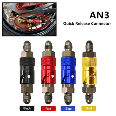 AN3 Metal CNC Brake Hose Quick Release Disconnect Coupling Fitting Connector Kit