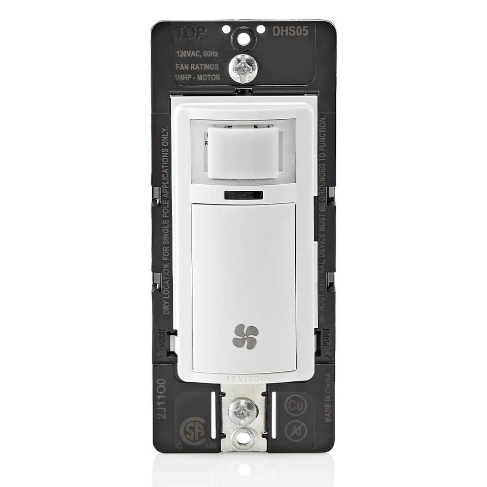 Decora Humidity Sensor Switch - White - Image 3 of 4