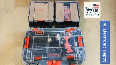 #ad New BlackDecker 20V Max 8 tool Kit w Hard Case 1 Battery Charger $129.95