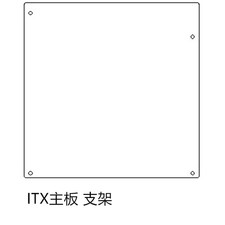 PC Case Cabinet Transparent Computer Case Acrylic Chassis DIY Main Board for Mod
