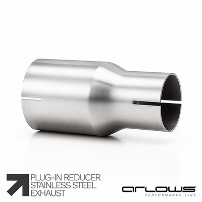 Arlows 89mm auf 70mm reduzierstück / Rohr Adapter ( Edelstahl Doppelmuffe )