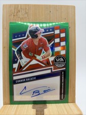 2026 Panini Stars & Stripes Conner Balazic #nts-cb AUTO Green Prizm USA