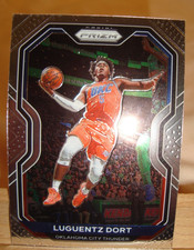2020-21 Panini Prizm Silver NBA Card #31 Luguentz Dort, Oklahoma City Thunder