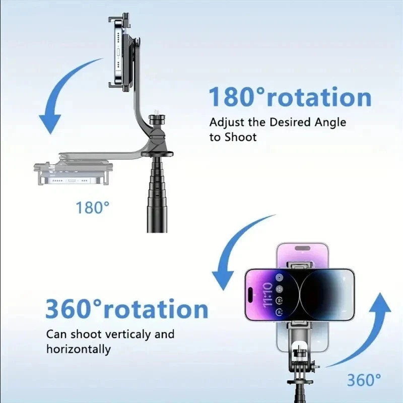 Remote Selfie Stick Tripod Phone Desktop Stand Desk Holder For iPhone/Samsung US