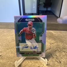 2022 Prizm Draft Picks Baseball Base Auto Silver #PDP14 Jett Williams
