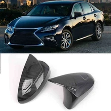 For Lexus IS RC 200 300 350 F SPORT 2013-20 Carbon Style M Horn Mirror Cap Cover