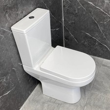 Comfort Height Toilet Rimless Close Coupled Tall WC Disabled Elderly Carrie