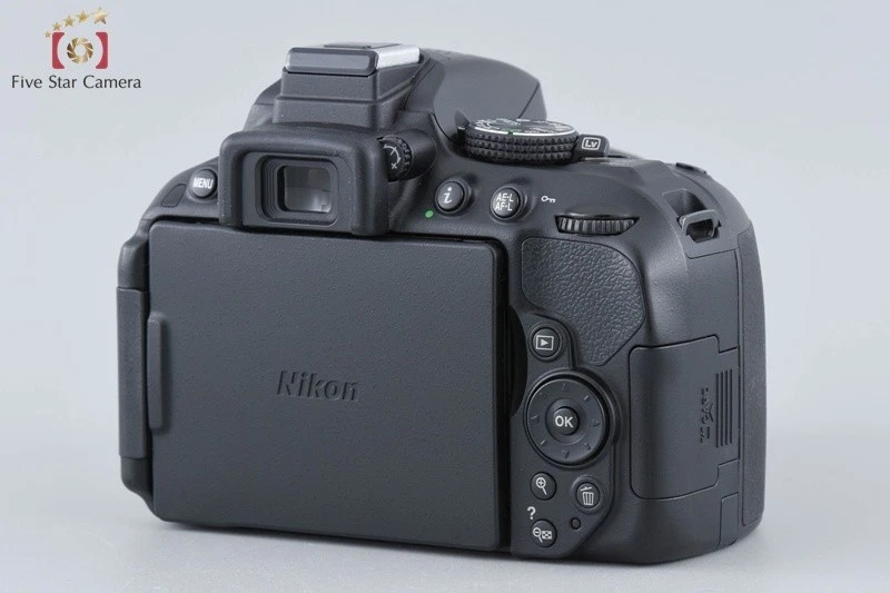 "Count 4,932" Nikon D5300 Black 24.2 MP DSLR Camera AF-P 18-55 70-300 VR Lenses - Image 3 of 4