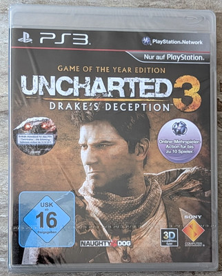 GOTY - UNCHARTED 3  Drake,s Deception - SEALED - Playstation 3 - PS3