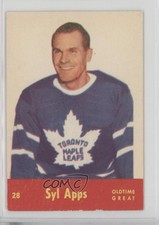 1955-56 Parkhurst Syl Apps #28 HOF 16ez