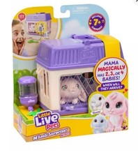 Little Live Pets Mama Surprise Minis Playset Bunny 7 Surprises 2-4 Babies New