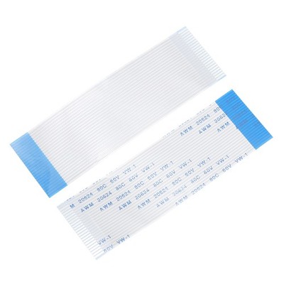 Flexible Flat Cable 80mm 1mm Pitch 24 Pins FPC FFC Flexible Ribbon Cable 10Pcs