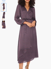 NWT Vince Camuto Abstract Print Wrap Front Dress, size S, $119
