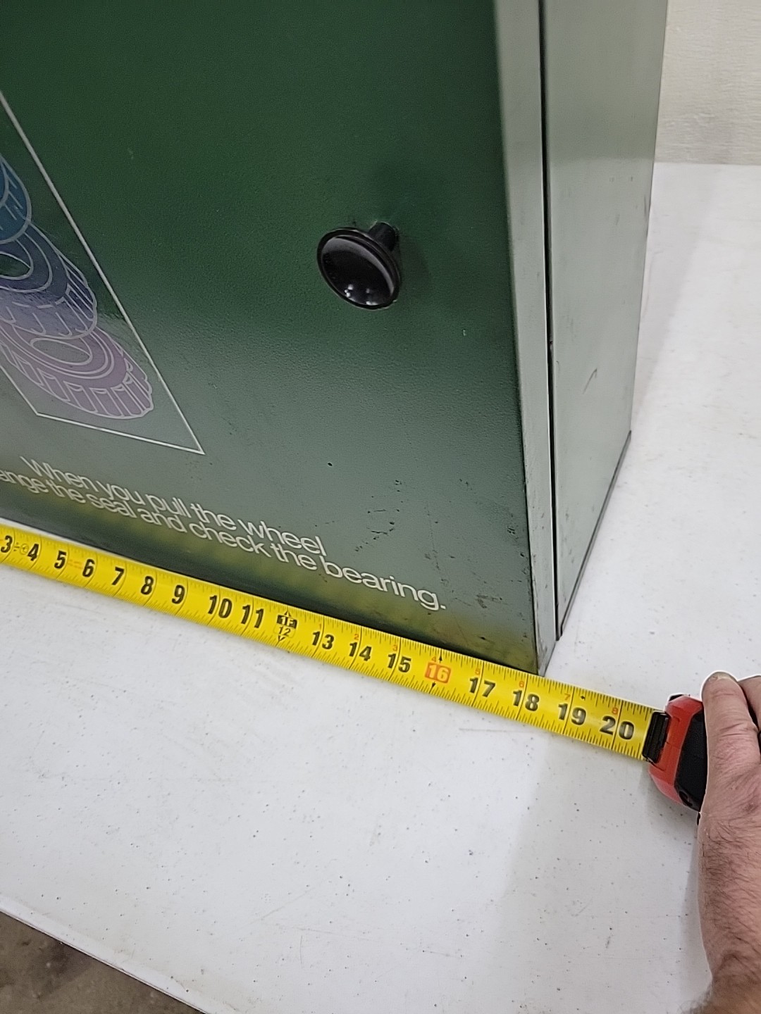 Vintage Metal Wall Cabinet CR Seals and Bearings Hardware Parts Cabinet