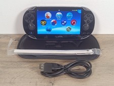 Sony PlayStation PS Vita PCH-1004 Fat Black Wi-Fi Model + Carry Case & USB Cable