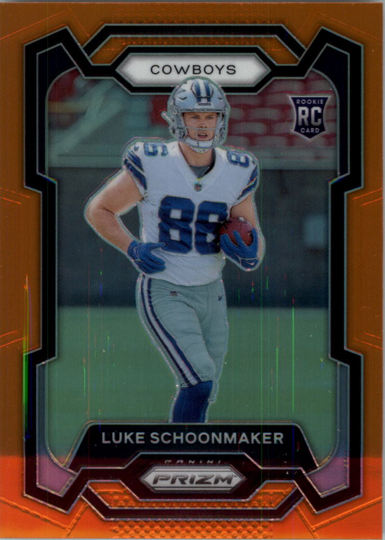 2023 Panini Prizm Prizms Orange #325 Luke Schoonmaker /249 - NM-MT