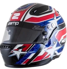 ZAMP ZR-72 HELMET— RED/BLUE/BLACK GRAPHIC- H778C44XL—SA2020- SZ: X-LARGE— NEW