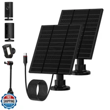 Solar Panels for Ring Camera Outdoor Wireless (New Generation) 5W